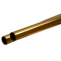 K&S 9821 Round Brass Tube, 3mm OD x 0.45mm Wall x 300mm Long, 4 Pieces, Made in The USA