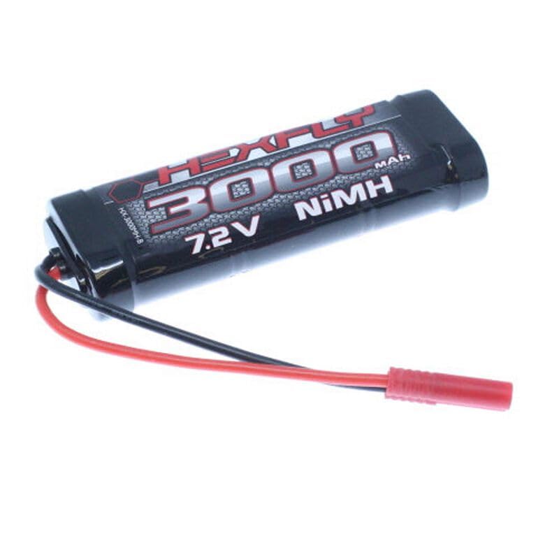 Redcat Racing HX3000MHB HexFly 6 cell 7.2V 3000mAh NiMH Battery(Banana Connector)(1pc)