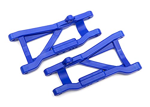 Traxxas 2555A Suspension arms, rear (blue) (2) (heavy duty, cold weather material)