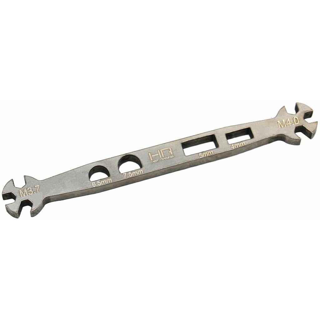 Hot Racing SDTW3740 Stainless Steel Turnbuckle Wrench 3.7 & 4mm