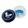 1UP Racing 80314 3x6x2mm Precision Aluminum Shims, Blue (12pcs)