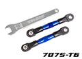 Traxxas 2443X Camber Links, Rear/Tubes Blue-Anodized 7075-T6:Drag Slash