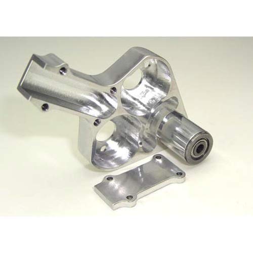 MicroHeli MHE-CP025M Silver Aluminum Tail Twin-Motor Mount: Blade CP & Pro