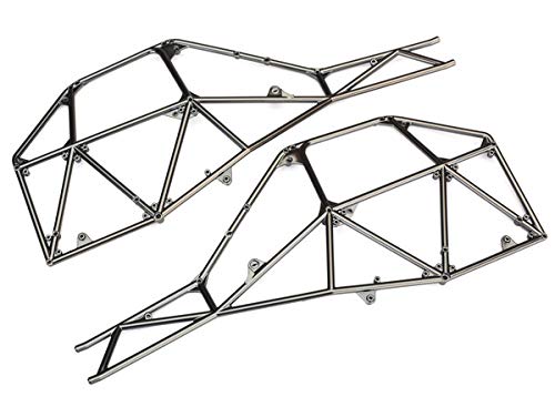 Traxxas 8430X Tube Chassis, Side (Left & Right) Satin Black Chrome-Plated