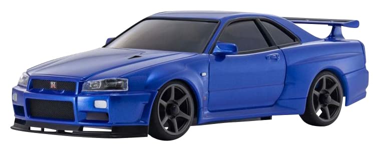 Kyosho MZP460MB MINI-Z ASC MA-020 AWD Nissan Skyline GT Body, Metallic Blue