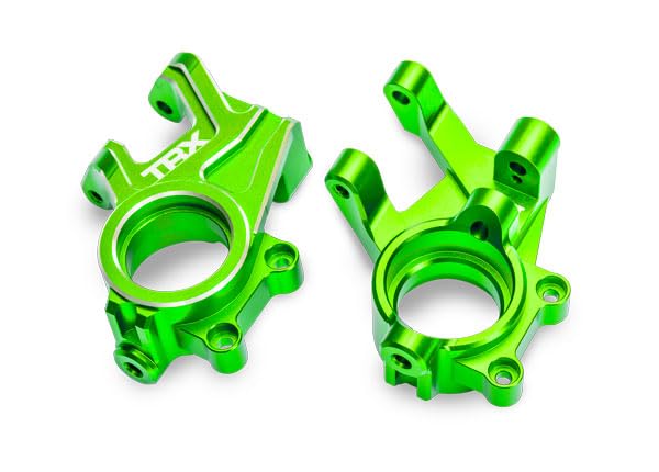 Traxxas 10936-GRN Sand Car Aluminum Steering Blocks (L&R), Green: Funco