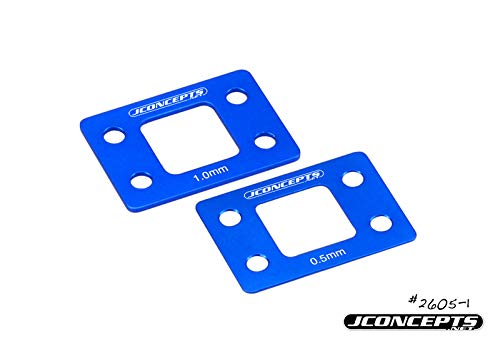 J Concepts 26051 B6/B6D Front Suspension .5mm & 1mm Shim Set-Blue
