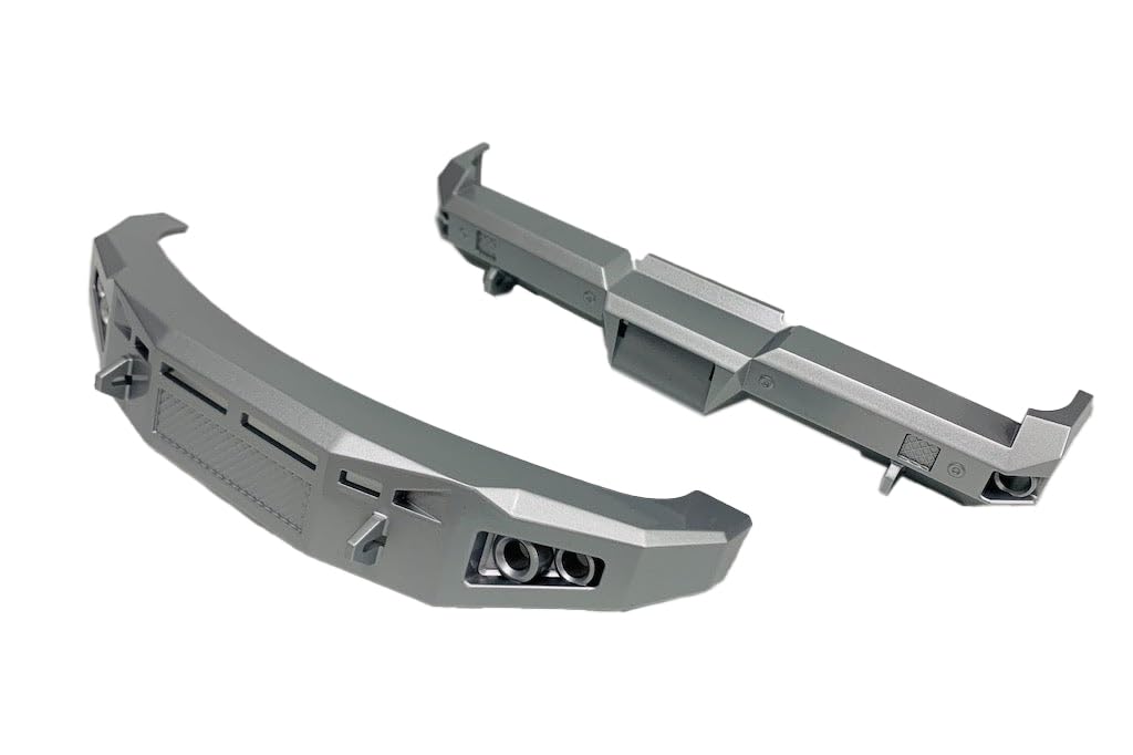 CEN Racing CKD0496 Matte Silver Bumper Set (f/r, for F250 or F450)