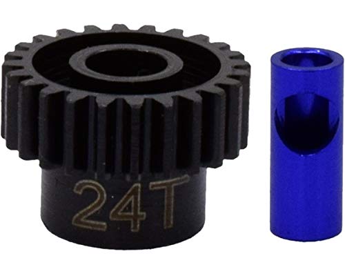 Hot Racing NSG24M06 24t Steel Mod 0.6 Pinion Gear 5mm