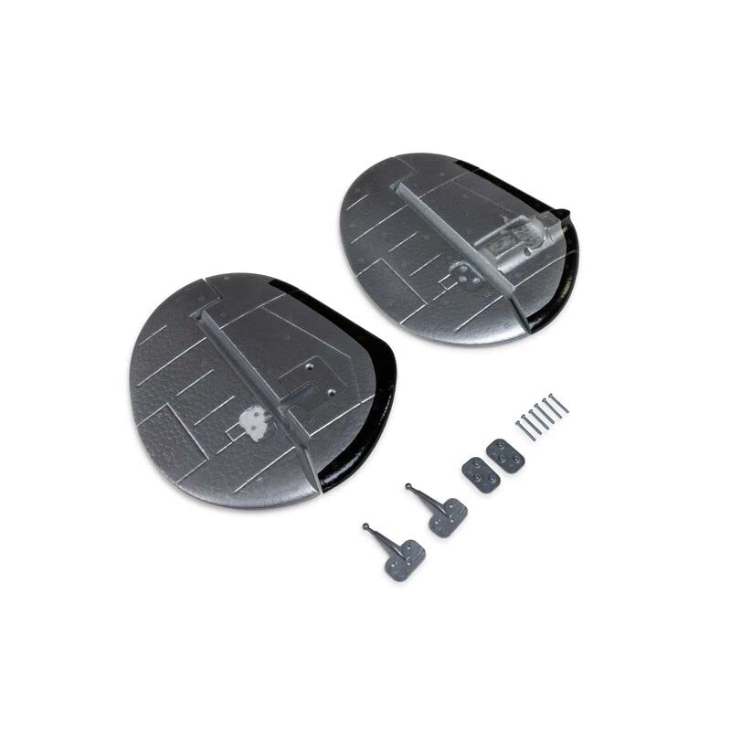 E-Flite EFL106256 Painted Vertical Fins, Left/Right: Beechcraft D18
