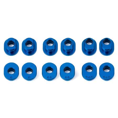 Team Associated 4746 RC12R6 FT Track Width Bushings, aluminum
