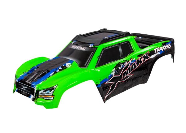 Traxxas 7811G Body, X-Maxx Green