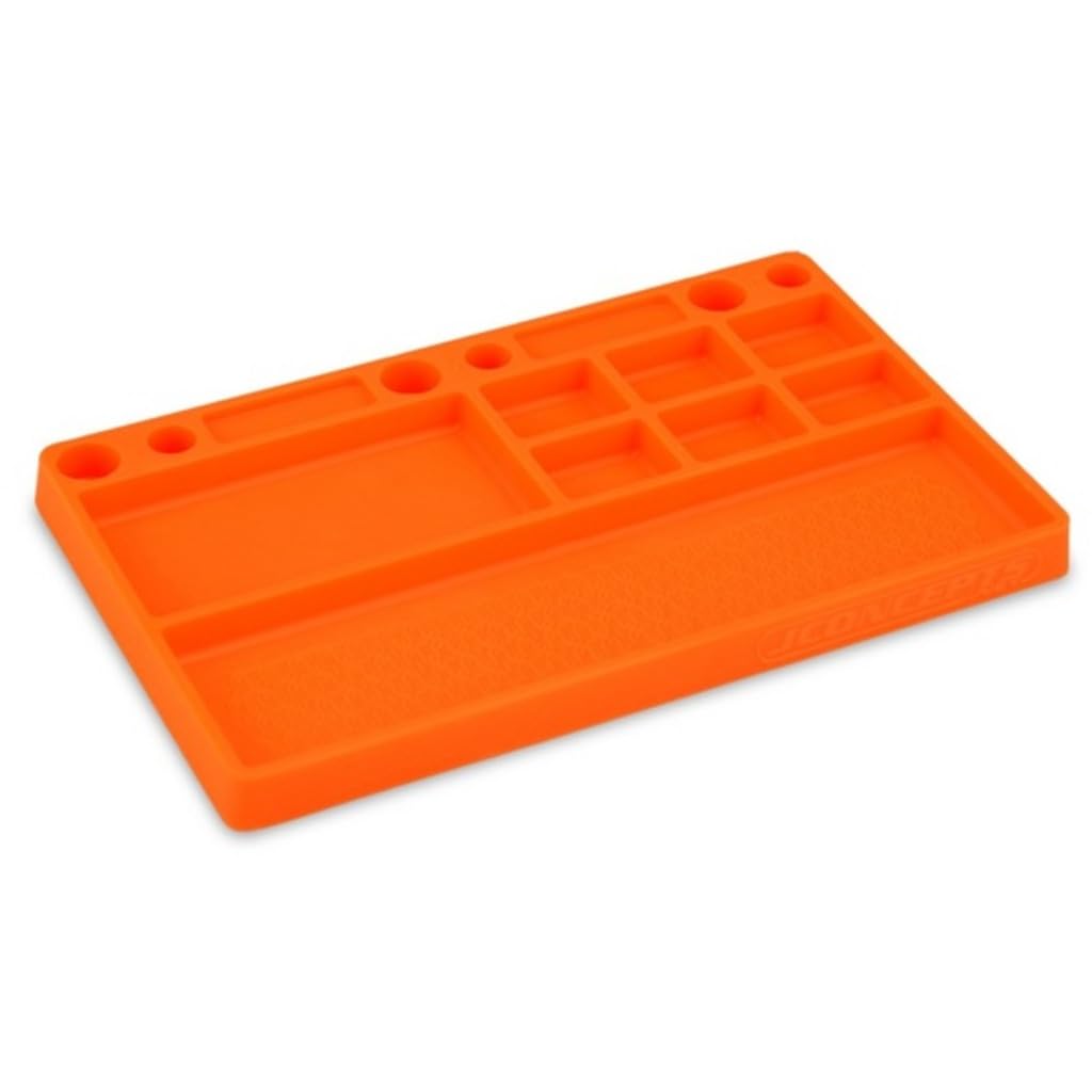 J Concepts JCO25506 Parts Tray, Rubber Material, Orange