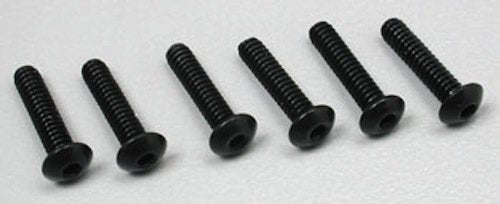 Team Associated 6918 Button Head Socket Screw 4-40x1/2" (6)
