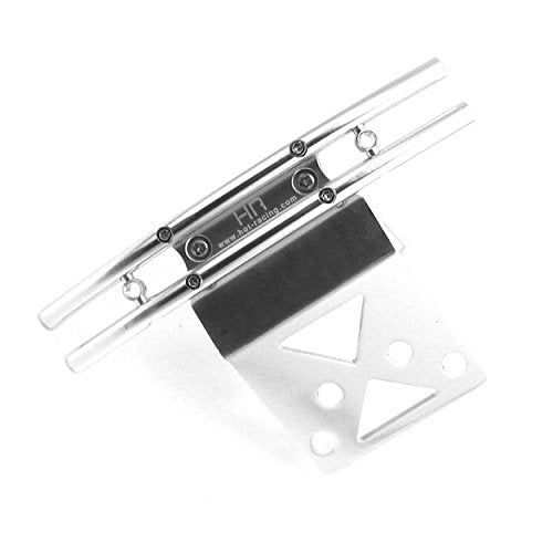 Hot Racing AGM1330F08 Monster Gt Silver Aluminum Front Bumper