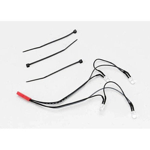 Traxxas 5689 Front Harness LED Lights (4 Clear Lights): Summit