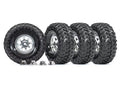 Traxxas 8183X Tires and Wheels, Assembled, Glued (4)