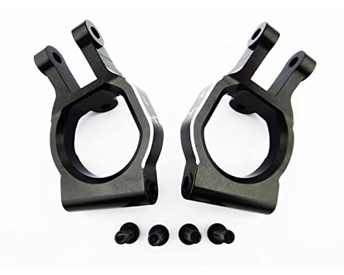 Hot Racing DBL1901 Alum Spindle Carrier Caster Blck Set Desert Bgy