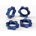 Traxxas 5353 Blue Anodized Aluminum Splined Wheel Nuts(4) 17mm Slash 4x4 Revo