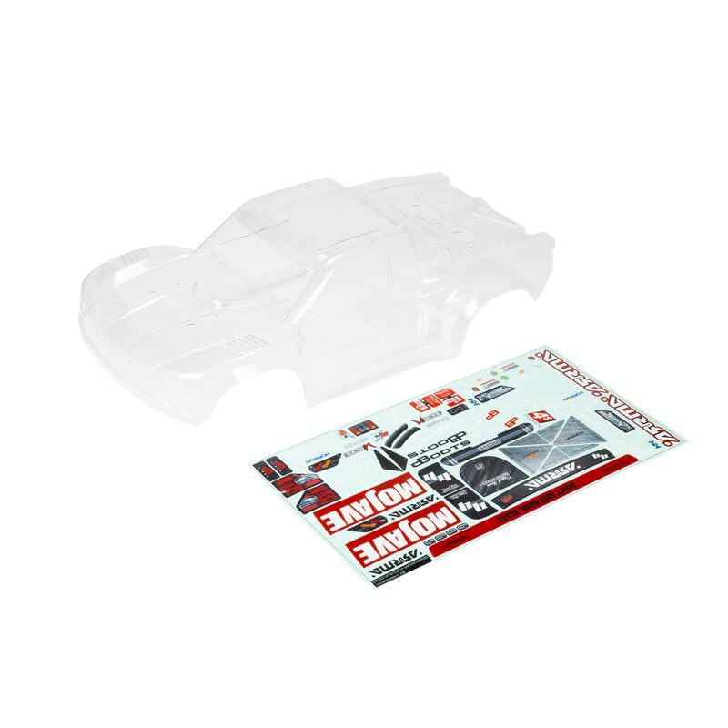 ARRMA ARA406167 Mojave 4S Clear Trimmed Body w/Decals 1/10