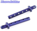 Hot Racing MLT201F06 Blue Aluminum Body Posts (2)