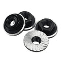 1UP Racing 80501 Black Lockdown M4 Wheel Nuts, 4pcs