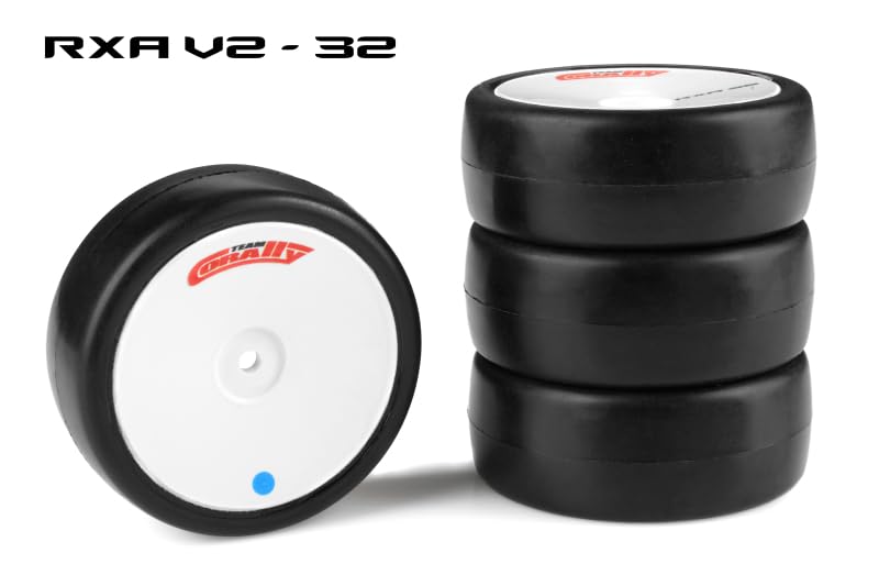 Corally 14753-32 Attack RXA V2 Rubber Tires - 1/10 EP Touring - 32 Shore -