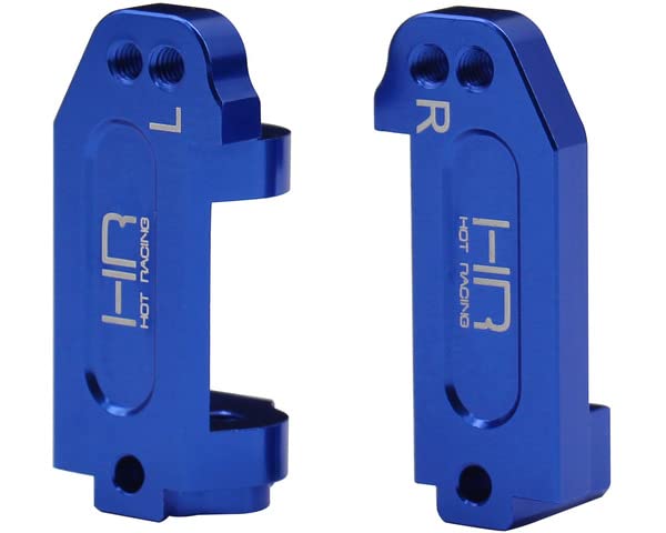 Hot Racing TE1906 Blue Aluminum Multi Mount Caster Blocks