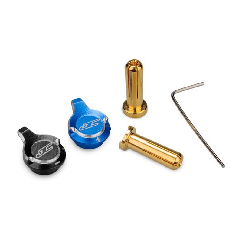 J Concepts 5029 Battery Plug Pull Set, w/Plugs Blue + and Black