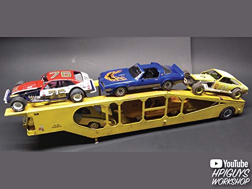 AMT 1193 1/25 5-Car Haulaway Trailer Model Kit