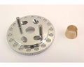 Hot Racing GTT100M08 Silver Light Vented Racing Flywheel
