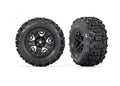 Traxxas 3778-FINAL Sledgehammer 2.8 Tires Mounted Black Wheels Rear 12mm 2