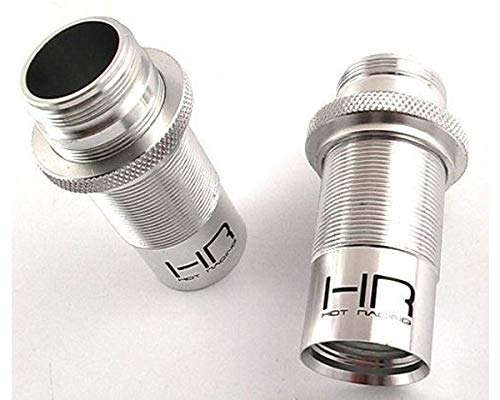 Hot Racing LST155AB08 Silver Threaded Shock Body Lst (2)
