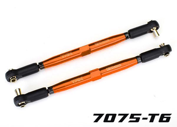 Traxxas 7748-ORNG Toe Links 157mm, Orange: Black: X-Maxx