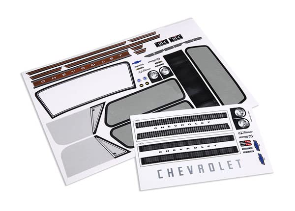 Traxxas 9113 Decal Sheets, Chevrolet Blazer (1969 -1972)