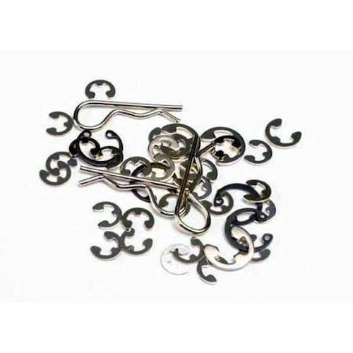 Traxxas 1633 C/E-Clips Snap-R Rings & Body Clips: Slash 2wd Revo T-Maxx