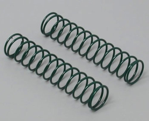 Team Associated 6480 Rear Shock Springs (2) Green/Soft