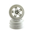 Ofna 21197 White Wheels (2) Hyper 10SC 4x4