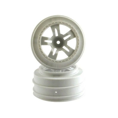 Ofna 21197 White Wheels (2) Hyper 10SC 4x4