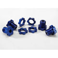 Traxxas 5353X Blue Anodized 17mm Wheel Hex Hubs Splined Revo E-Revo E/T-Maxx