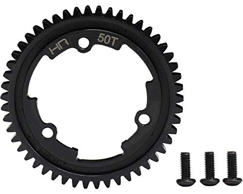 Hot Racing ERVT50M01 50t Mod 1 Steel Spur Gear: E Revo 2, X-Maxx, XO-1