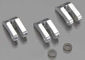 Mugen E0710 Hard Aluminum Shoes for 3-Piece Clutch: 1/8 Scale MBX7R, MBX7T