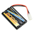 Power Hobby PH1521 Airsoft NiMH 9.6V 2000mAh Battery Pack for RC Car, Robots, Security
