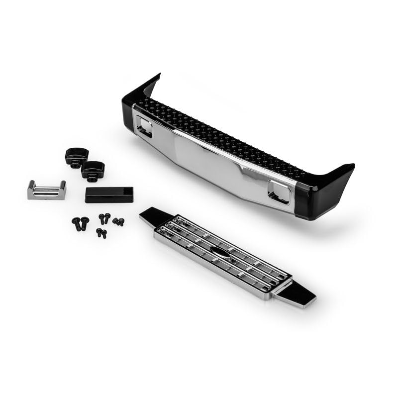 J Concepts 2964 Late 80's F-Type Front Bumper Set, Chrome, Fits Misc.
