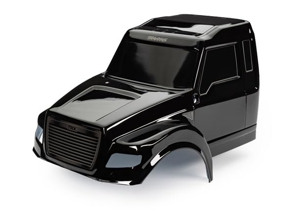 Traxxas 8823R Body, TRX-6 Ultimate RC Hauler, Black (Painted, Decals Applied)