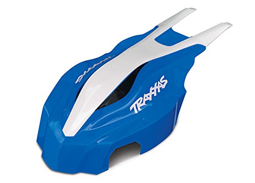 Traxxas 7912 Canopy, Front, Blue/White: Aton