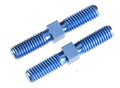 Team Associated 1411 Factory Team Titanium Turnbuckles (2) 0.75" Blue