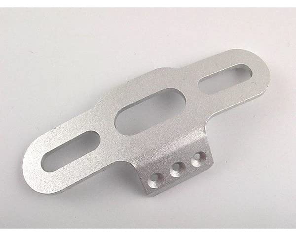 Hot Racing AET0308F Silver Aluminum Front Bumper 80mm