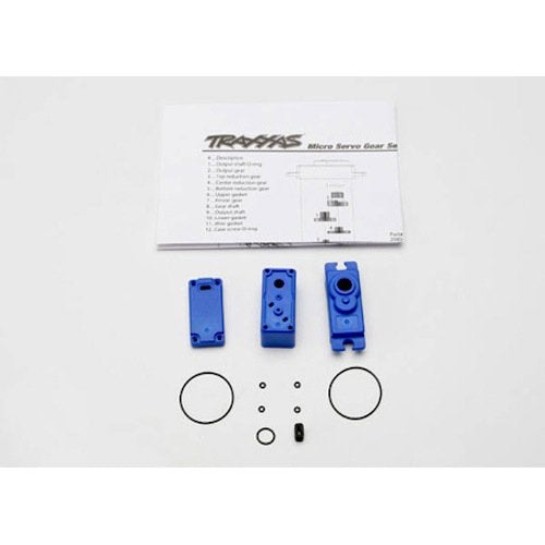 Traxxas 2081 Blue Case for #2080 Micro Waterproof Servo: 1/16 E-Revo Slash