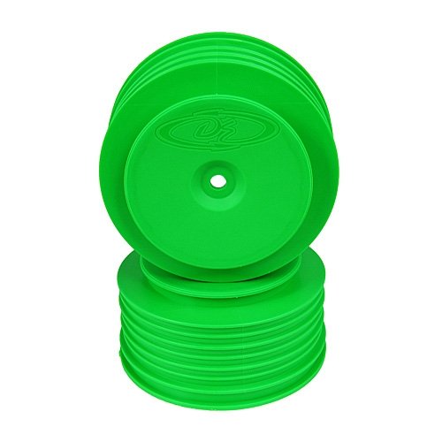 DE Racing PSCLG Speedline Plus SC Wheels for TLR 22SCT - TEN-SCTE / TEKNO SCT410 / GREEN